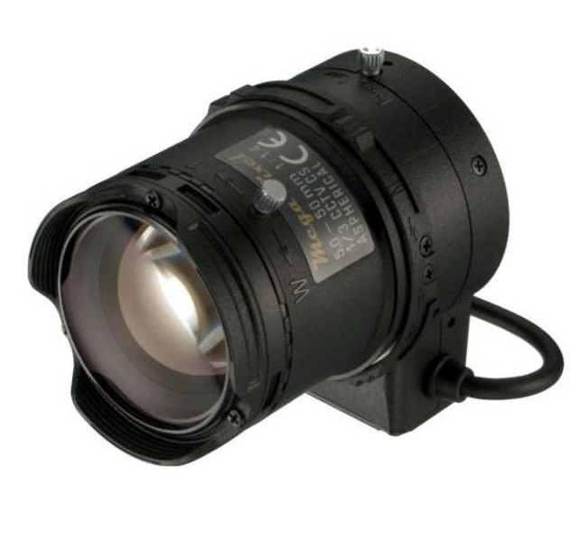 CS-Mount Objektiv 5-50mm Varioobjektiv Megapixel DC gesteuert