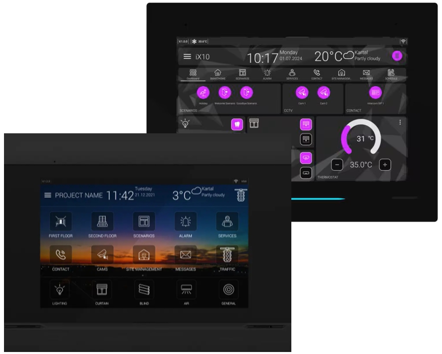 Interra ITR110-9400 = Zubehör Einbaurahmen zu iX10 Touchpanel 10“ Bildschirm