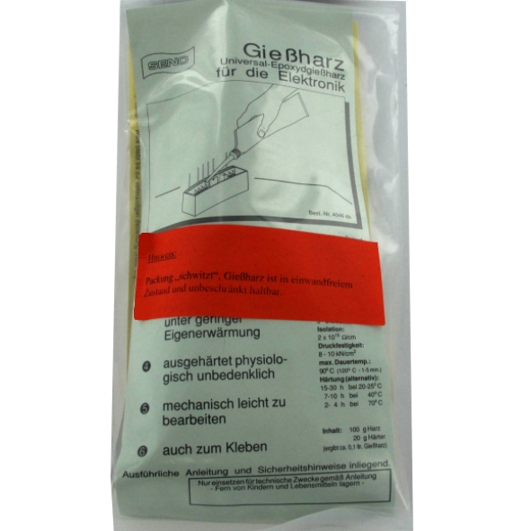 Giessharz Transparent Epoxyd Harz 120g SB-Pack