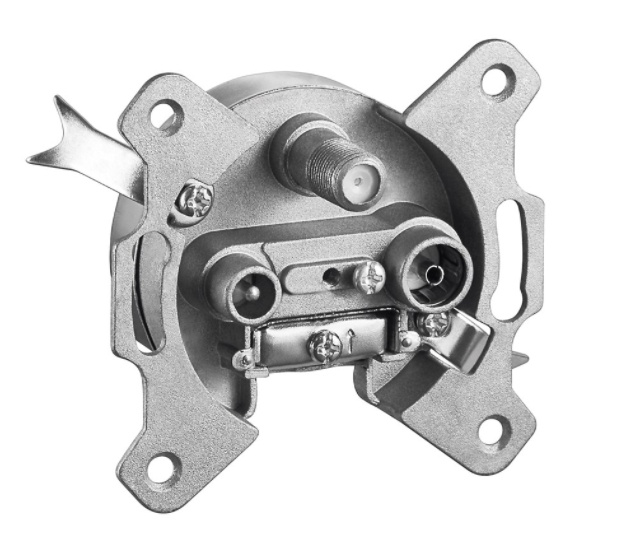 78-306-00185_SAT-Enddose SAT Dose TV Dose Antennendose Enddose 3-fach ohne Deckel