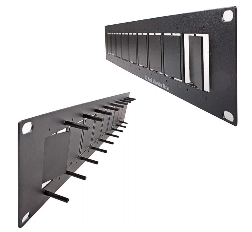19zoll_2HE_Blende_Baluntraeger_79-224-05530 19zoll Blende 19zoll Träger zu Aktiv Balun Serie Professional