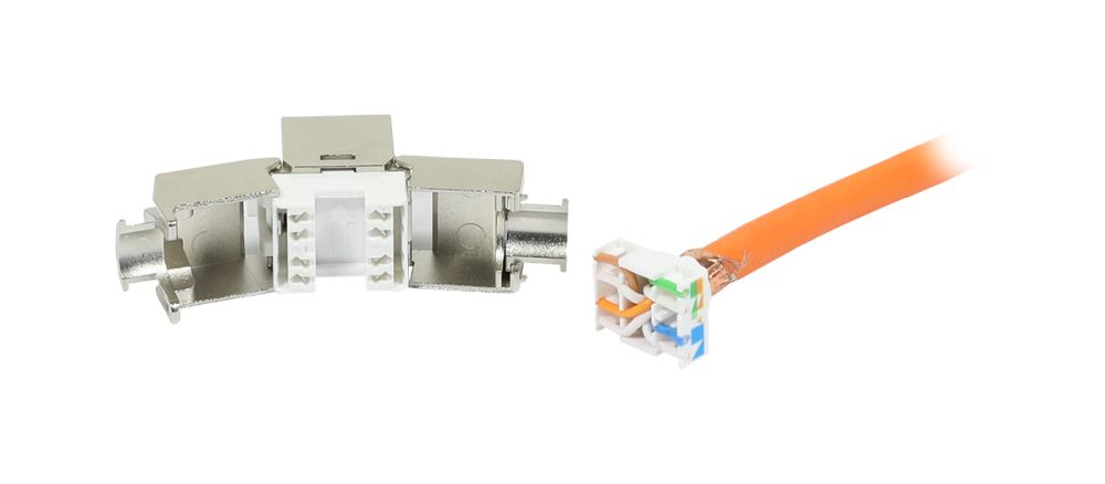 RJ45 Kupplung Cat6A Keystone LAN Patchkupplung für Cat Kabel oder Panelmontage