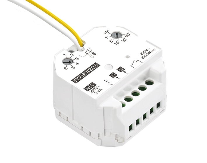 DeltaDore-Tyxia-4801-79-800-05603 Tydom TYXIA 4801 Funkschalter 1xSchalten 2300W EIN-AUS mit 5-Funktionen