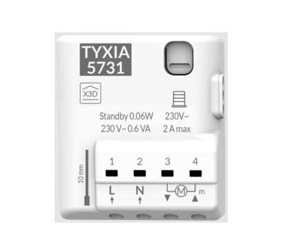 Tydom TYXIA 5731 Jalousien Rollladen oder Markisen per Funk steuern bis 2A Motor