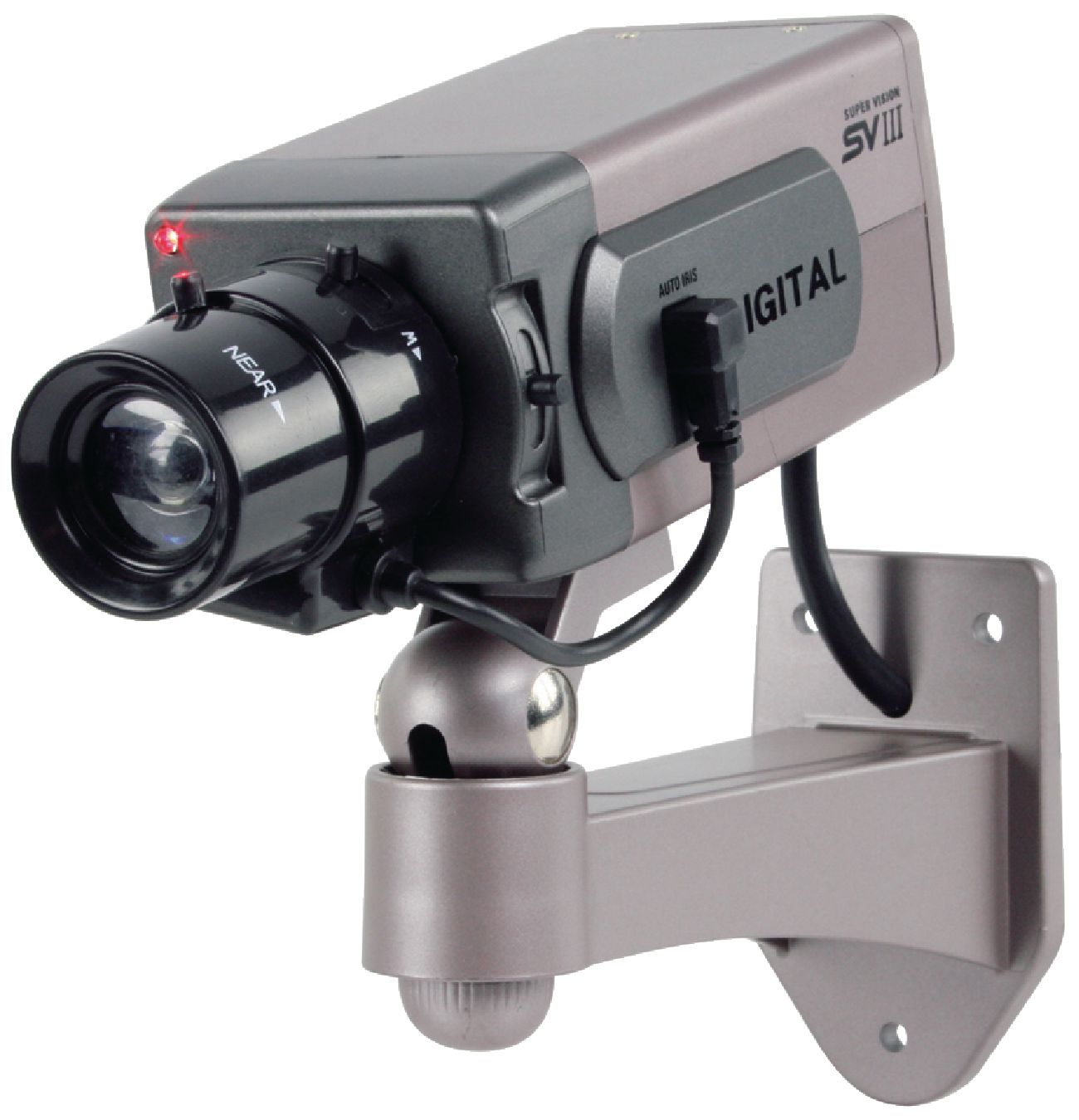 SEC-DUMMYCAM40 Kamera Dummy Attrappe Boxkamera mit blinkender LED