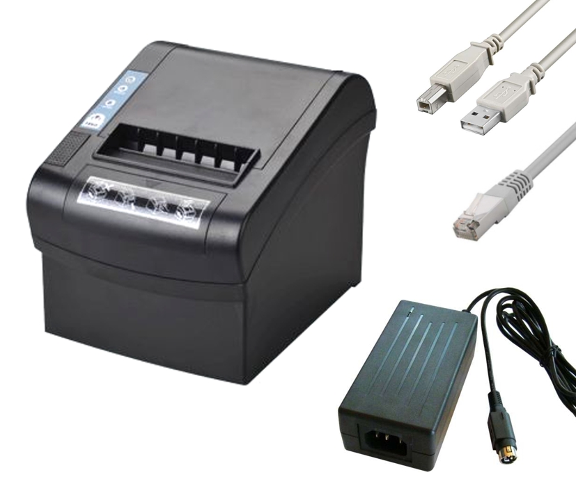 Bondrucker_Lan_usb_rs232_54-578-01180_B1 Bondrucker Kassendrucker USB LAN RS232 Anschluss inkl Netzteil für 48-80mm Thermopapier