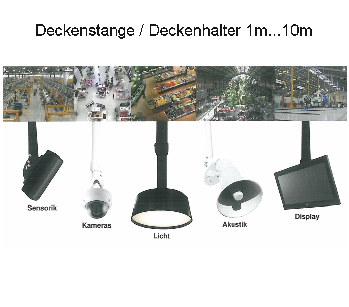 Deckenstange_Deckenhalter_Monitor_Kamera_Lichttechnik