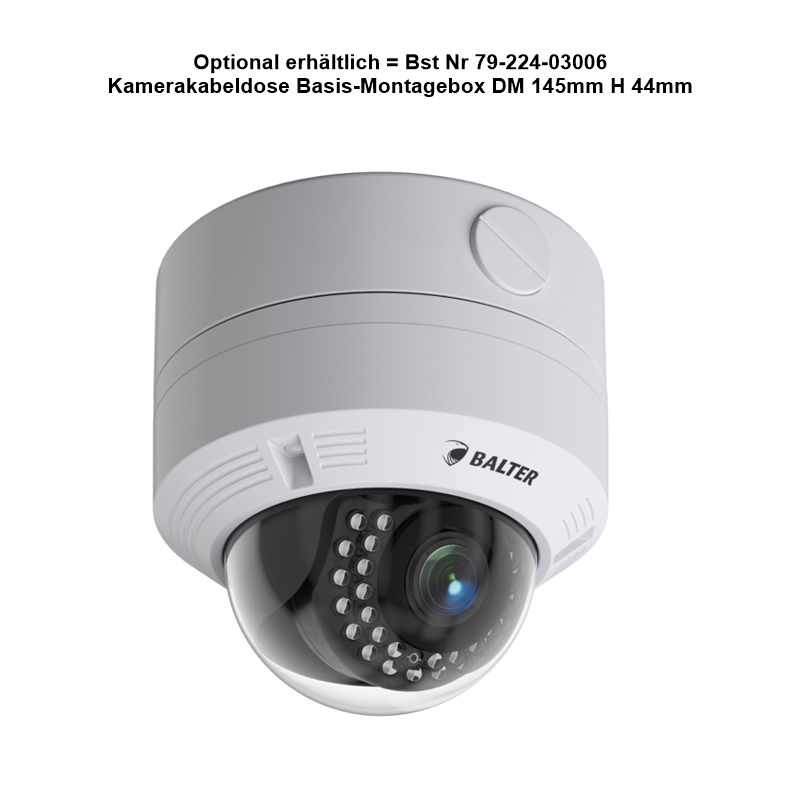 8MP Dome 4in1 AHD TVI CVI CVBS Objektiv 3-12mm IP67 BNC IK10 Outdoor Weitwinkel THC-D8141R