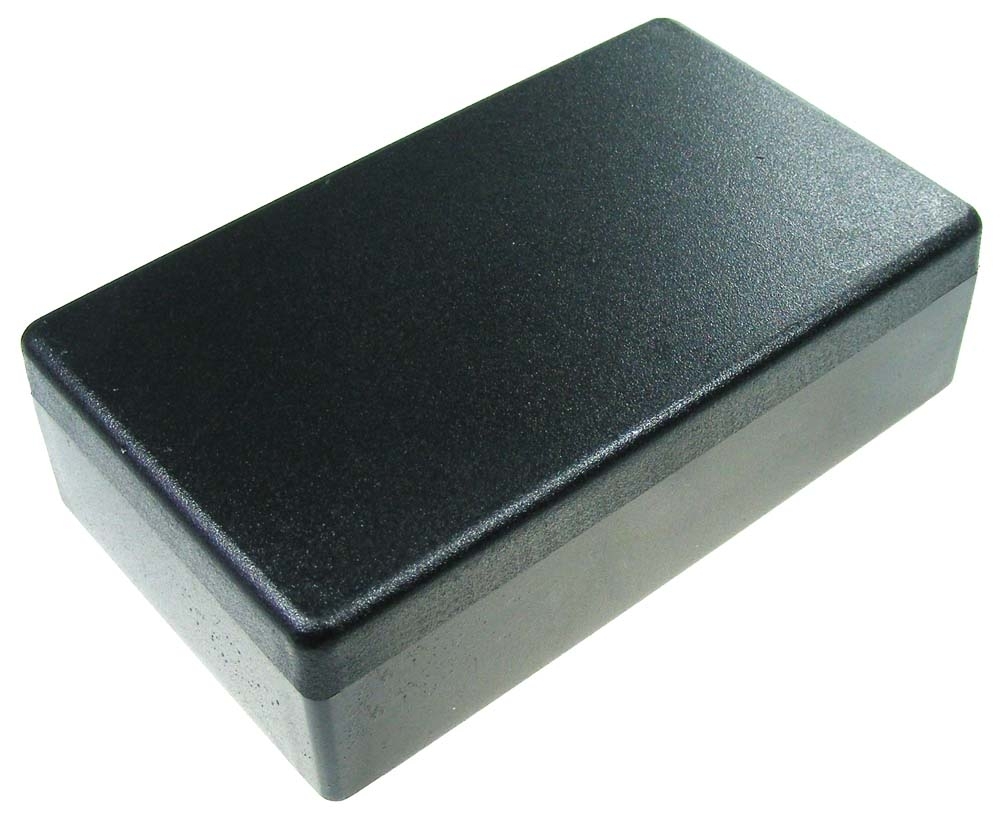 Gehäuse Flachgehäuse 120x70x35mm ABS Schwarz