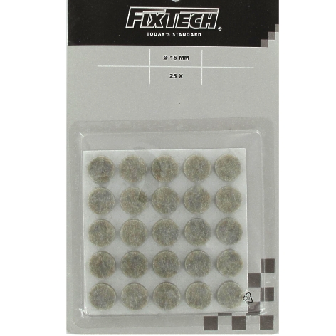 Filzgleiter-fixtech-52-625-00078 Filz selbstklebend Filzgleiter Möbelgleiter Füße