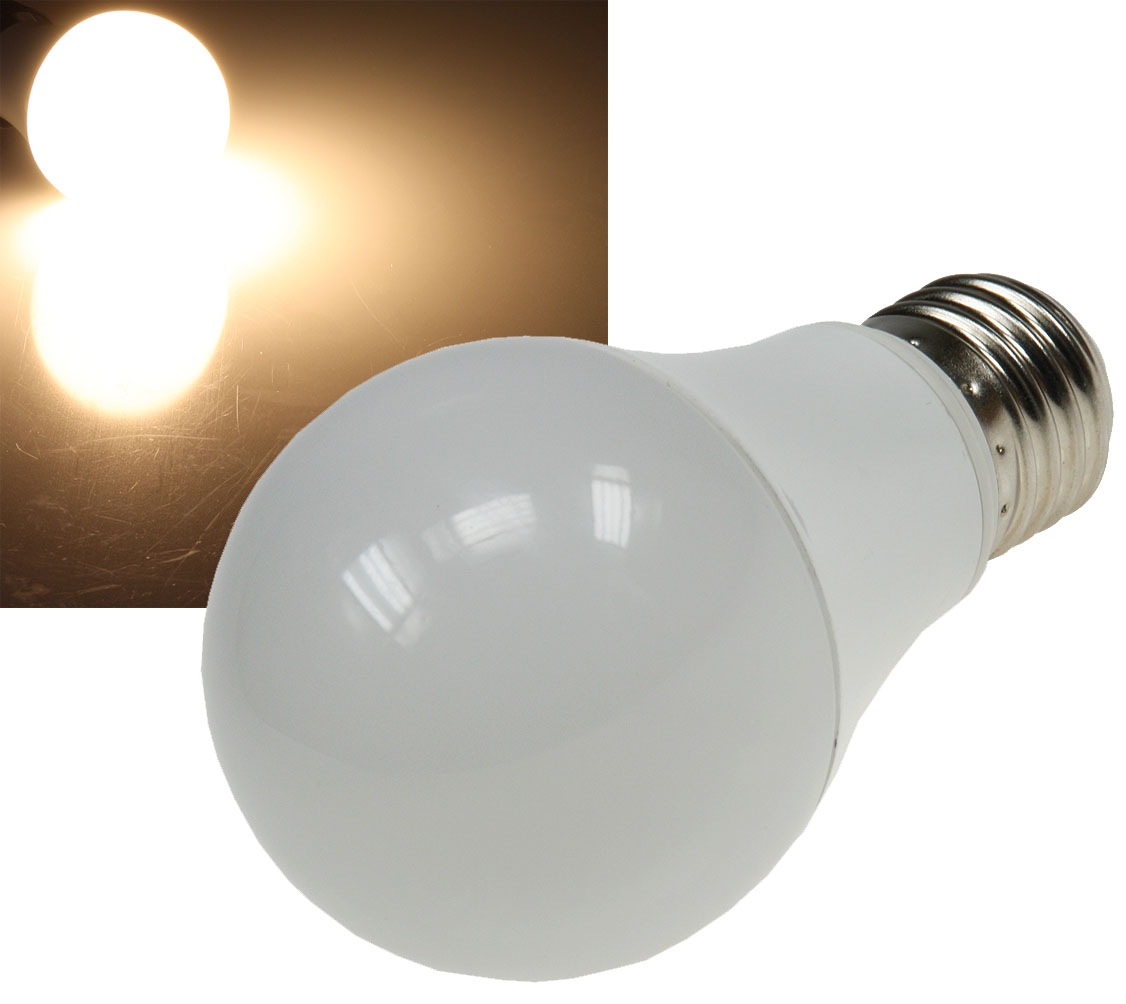 E27 LED Glühlampe 230V E27 Birne 7W Warmweiss