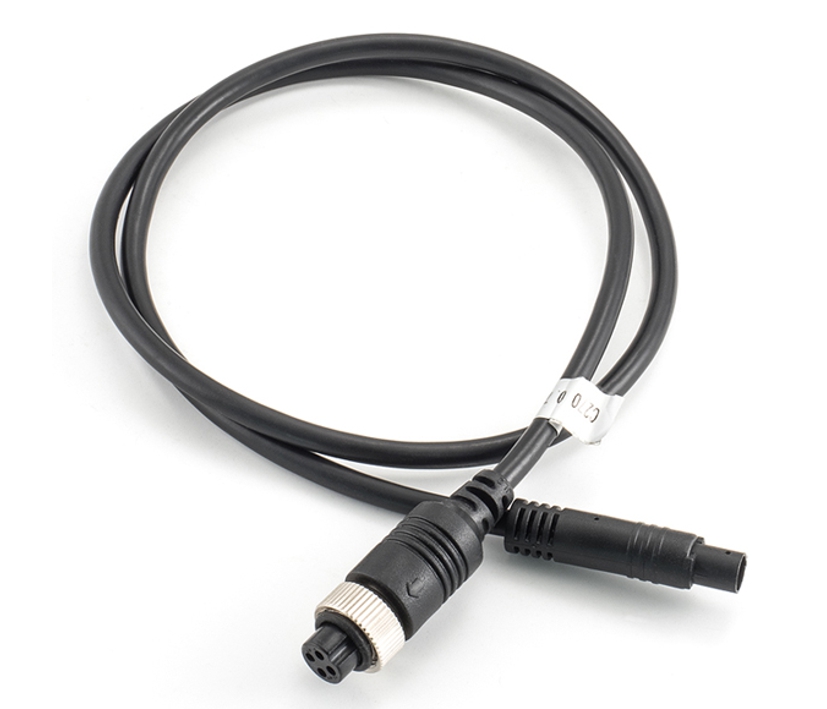 Kamerakabel für KFZ Kamera kurzer Adapter 4pin Mini-DIN auf 4pol Mini-Tuchel Stecker