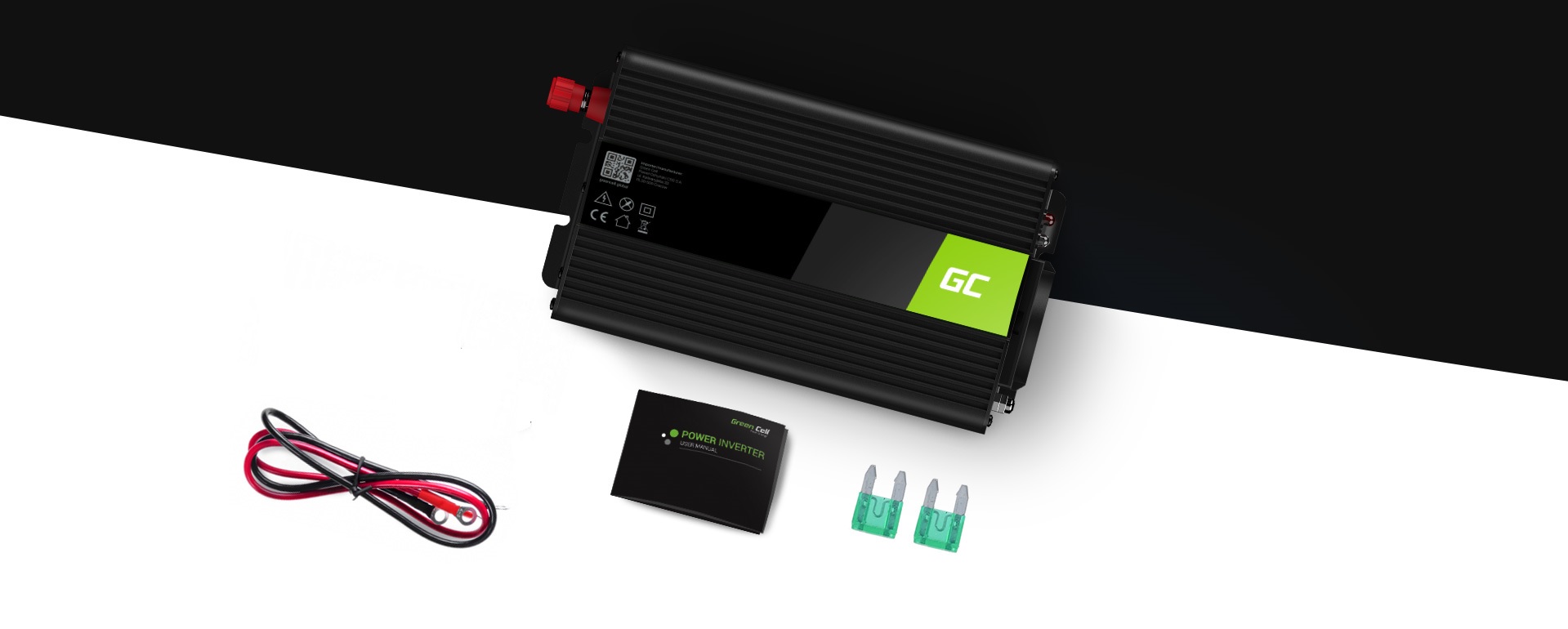 DCAC Wechselrichter 12V auf 230V 1000W Dauer Peak 2000W mod.Sinus
