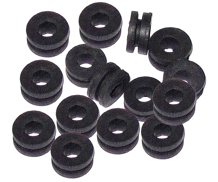 Kabeldurchführung Tülle Ringförmig 14x6,5mm Kabeldurchführungstülle 20er-Pack