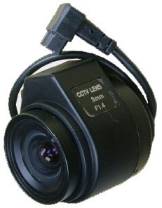 Objektiv Fixobjektiv 8mm CS-Mount DC4P