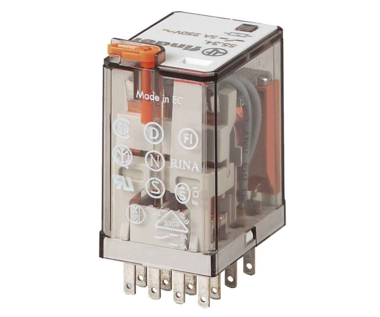 F5534-Finder-Steckrelais-BIG02 230V Relais AC Spule 4xUM je 7A 250V 5534