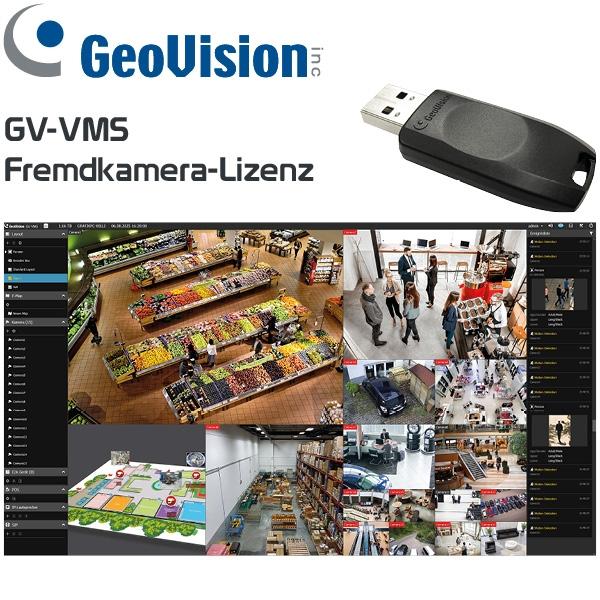 GV VMS USB Dongle für 1x Fremdkamera zB HikVision Dahua AXIS Mobotix Bosch Onvif usw für VMS17 VMS18 VMS20