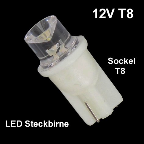 T8 LED Glassockel Birne