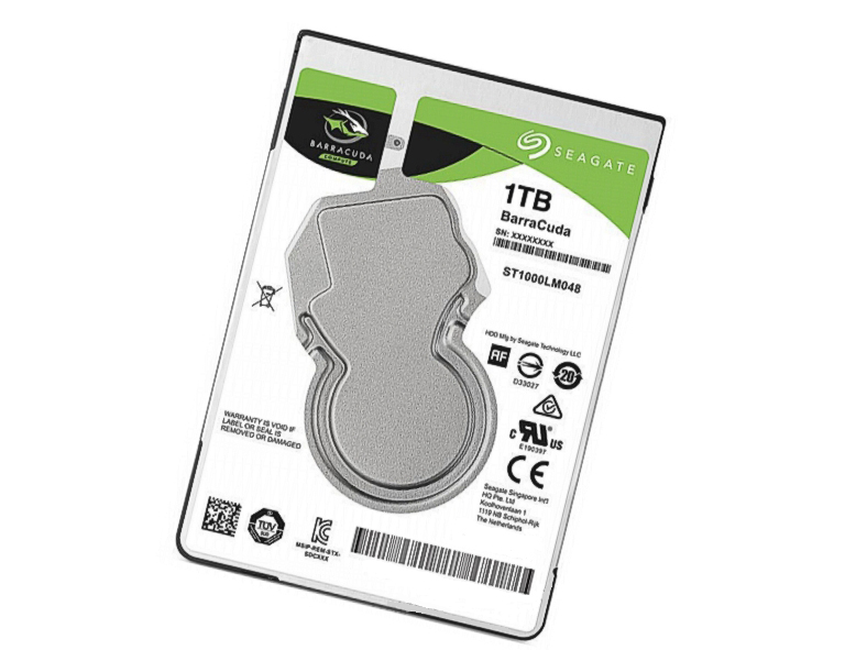 1TB Festplatte SATA-3 5400Umin HDD 2,5zoll mit 128MB Cache Baracuda