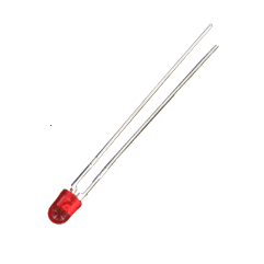 3mm LED Low Current 2mA 60Grad Rot