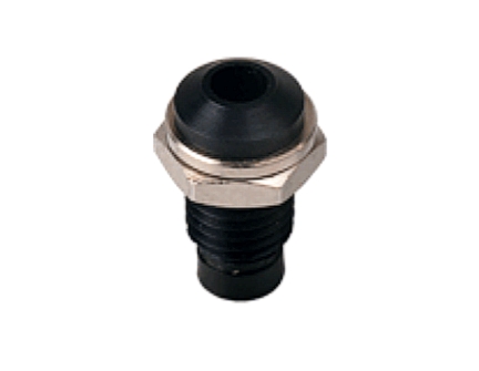 3mm_LED_Fassung_Schwarz_15-783-00390 3mm LED Fassung für 3mm LED Metall schwarz Aussenreflektor M6