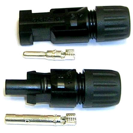 Solarstecker Verbinder SET ( PAAR ) Stecker für die Photovoltaik MC4-Serie