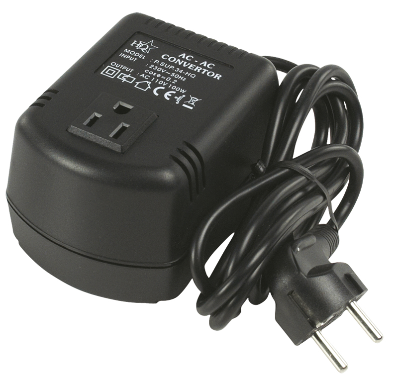 93-808-00850-us-100W-110V-115V-Wandler 100W Konverter 230V auf 115V Spannungswandler USA Dose