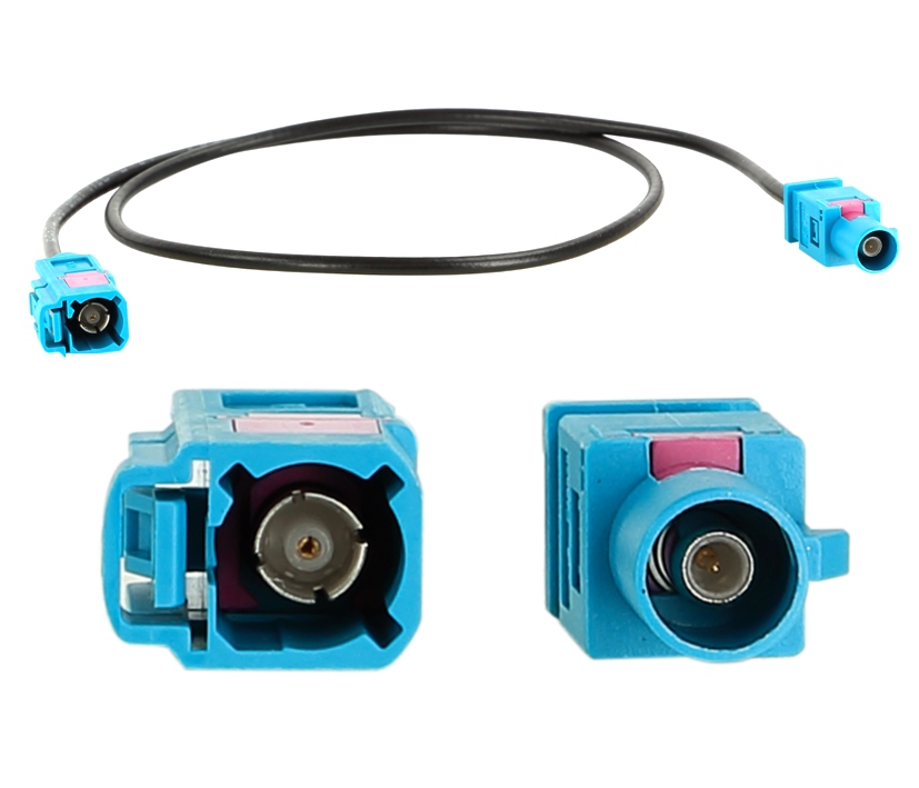 100cm Fakra Verlängerung Adapterkabel Antennenkabel Fakra-Z Stecker zu Fakra-Z Kupplung