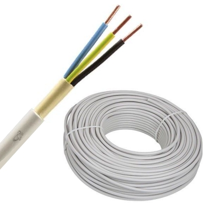 42-686-00355-NYM-Kabel-2012-444 50m NYM Stromkabel 3x 1,5qmm Elektrokabel Baukabel