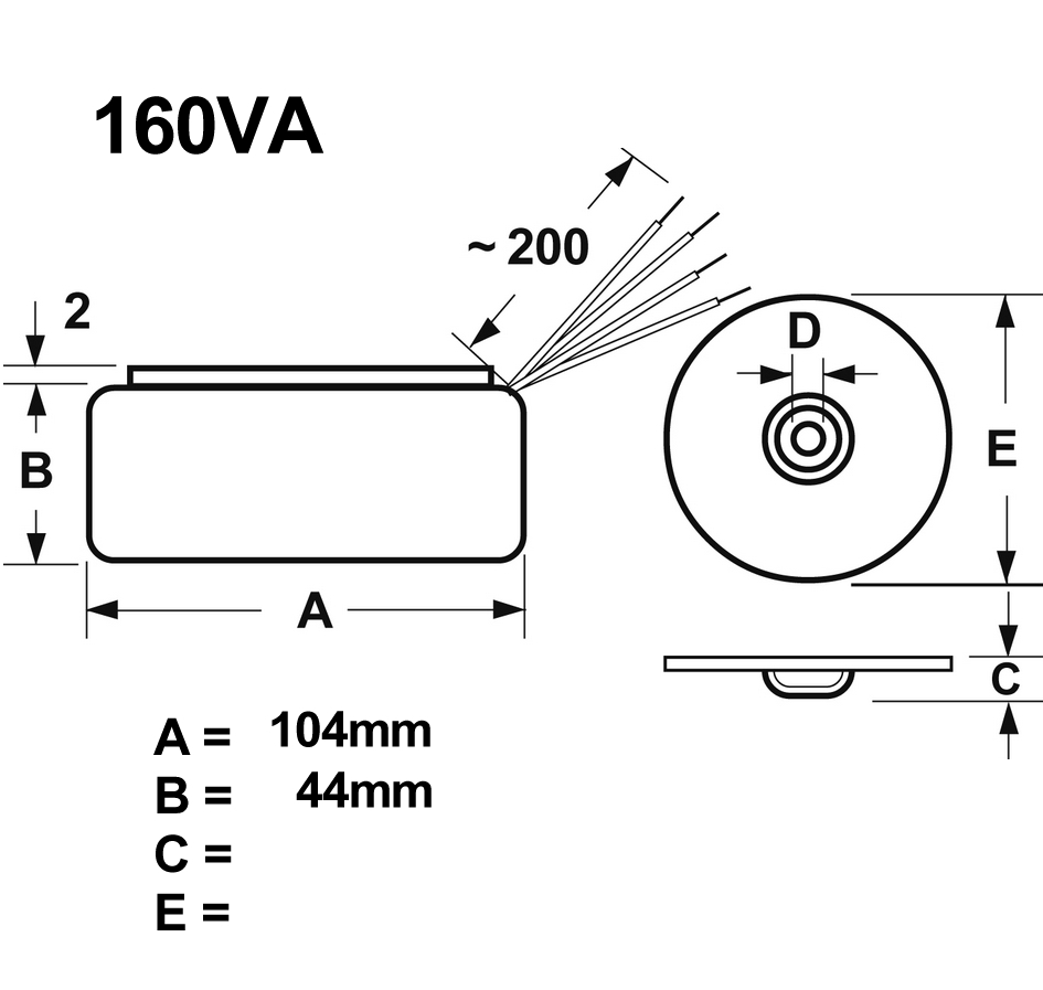 160VA-Ringkerntrafo-AbmessungenhMLYIp68pduA5