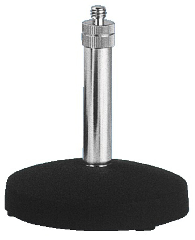 H230990A Mikrofon Tischständer mit Rundplatte Höhe 100mm Mikrofonhalter