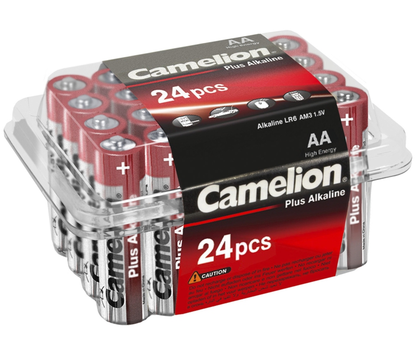 AA Mignon Batterie Alkaline LR6 1,5V 24-Stück Packung