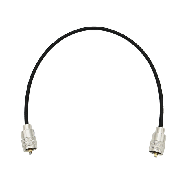 81-601-00030_PL259-Kabel Antennenkabel 50cm mit 2x PL259 Stecker vorkonfektioniert