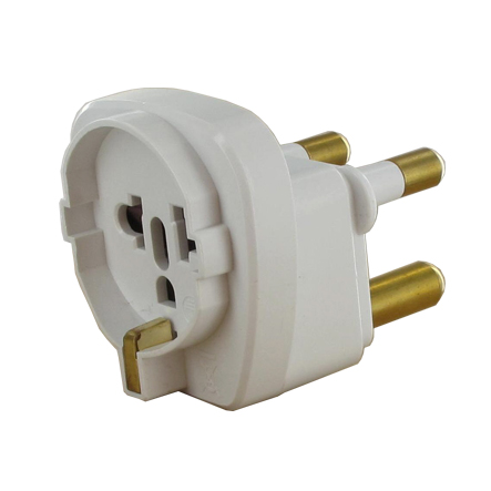 41-679-05080_stecker_01 Reiseadapter für Afrika Indien Emirates Malediven Libyen 3pol Stecker