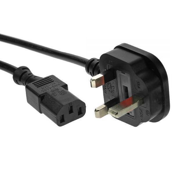 UK-GB-British-Netztstecker-auf-Kaltgeraete-41-679-0040059a3e9236b135 2m Netzkabel British UK GB Stecker 5A Fuse auf Kaltgeräte