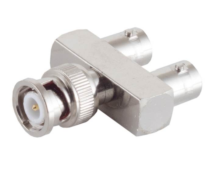 BNC_Y-Adapter_39-851-00042_B02 Adapter BNC Y-Adapter BNC Stecker mit 2x BNC Buchsen