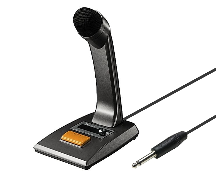 Tischmikrofon Dynamisches Mikrofon PM-660 Mikrofonkabel 2,5m mit 6,3mm Klinkenstecker