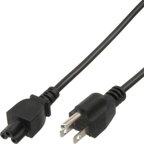 2m USA Netzkabel 3pol NEMA 5-15P USA Stromkabel auf IEC320 C5 MickyMaus Stecker