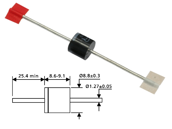 P600-Diode-Abmessung