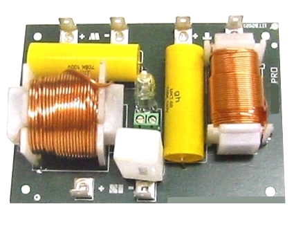 2-wege Weiche 8ohm bis 400W 2Khz Frequenzweiche mit Hochtonschutzelement