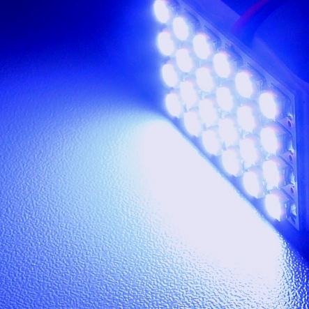 15-785-07530-12v-led-modul-2w-c555 12V LED Modul 34x20mm Blaue LEDs