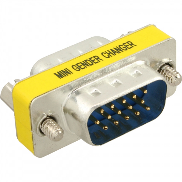 VGA Gender Sub-D 15pol Stecker Stecker HD VGA