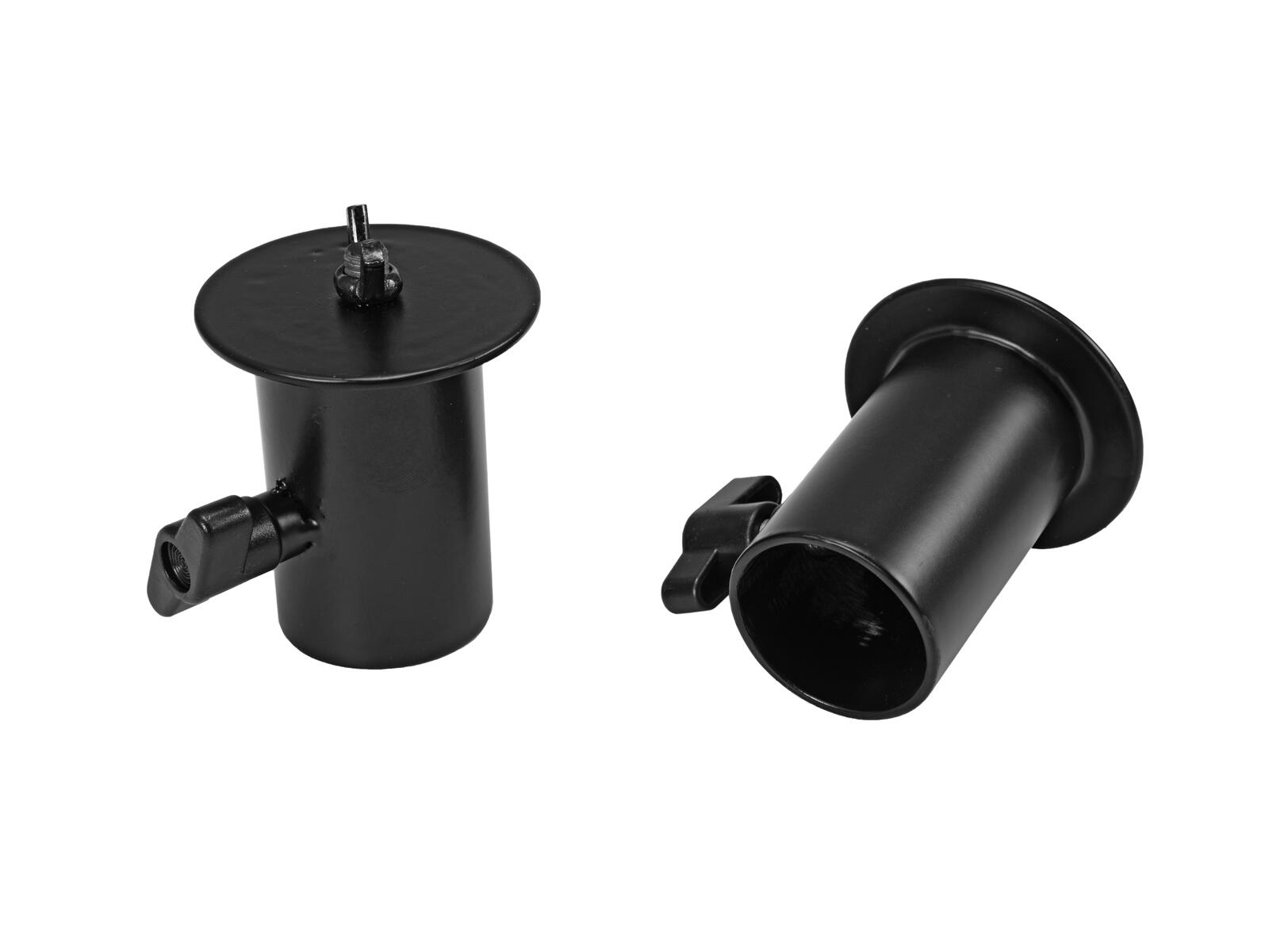 Stativadapter Stativhülse 35mm auf M8 Dorn mit Feststellschraube bis max 35KG ++ PAAR ++