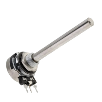 21-817-00395_poti_01 100ohm Poti Mono 100R LIN 6mm Metallachse