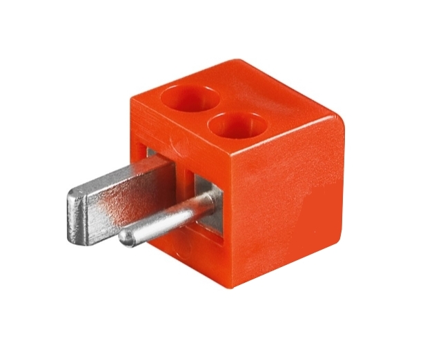 Lautsprecherstecker_85-771-00065 Lautsprecherstecker klein Rot DIN41529