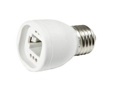 Lampenadapter Fassung E27 auf G23 G24 für Leuchtmittel Leuchtmitteladapter