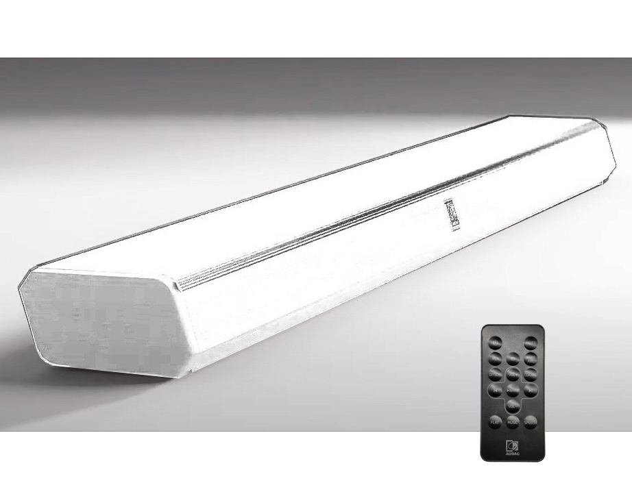 100W Soundbar 2.1 mit integr Subwoofer Fernbedienung HDMI AUX Bluetooth Toslink IMEO1-W