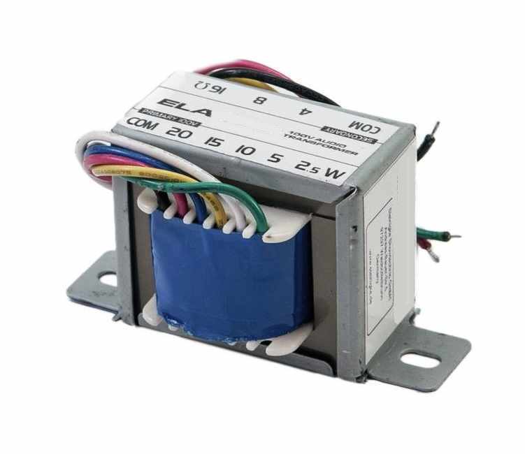 20W ELA Trafo 100V Übertrager mit Kabelenden