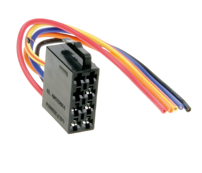 Autoradio_DIN-ISO_Stromadapter_41-153-00075 Autoradioadapter DIN ISO Buchse 12V Stromversorgung für Autoradio