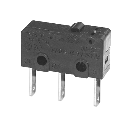 95-837-00040_2015_01 Mikroschalter 20x10x6,4mm ohne Hebel 1xUM 3A 250V
